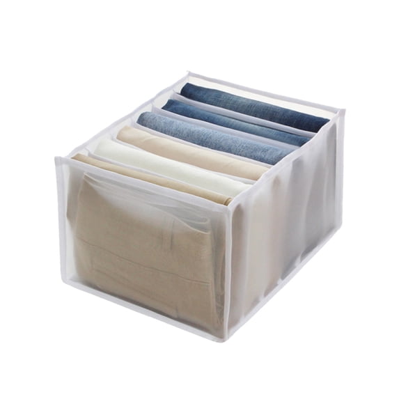 Drawer Organizer Clothes, Breathable Mesh Clothes Storage Organizer Bag with Multi Grids Foldable Drawer Dividers, Space-Saving Wardrobe Storage Solution 12.6x9.84x6.7 Inch (1Pcs)
