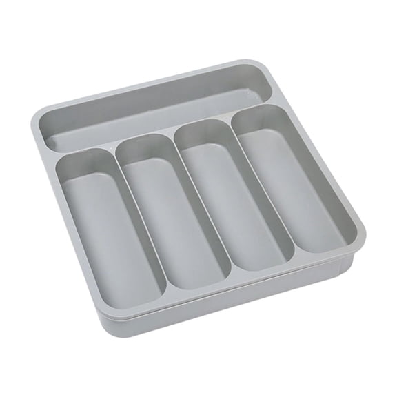Drawer Organizer Drawer Organizer Expandable 5-Compartment Cutlery Tray Adjustable Utensil Divider Box for Knives forks Spoons Chopsticks Kitchen Storage Cutlery Tray