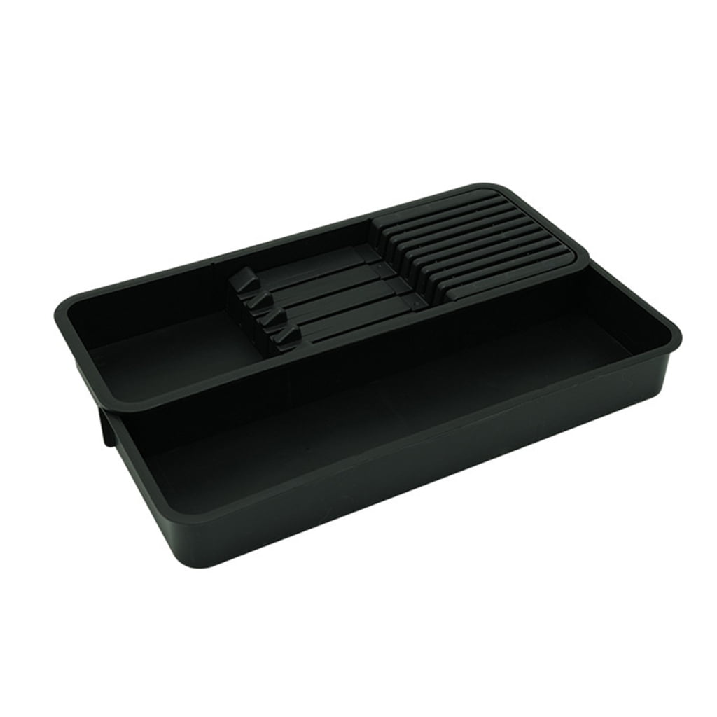 Drawer Organizer Horizontal Knife Block for Neat Kitchen 2Tier Knife Holder