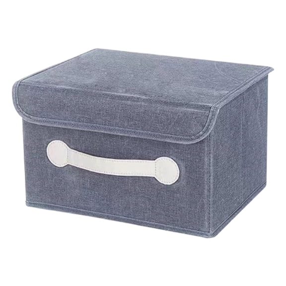 Drawer Organizer Rectangular Fabric Folding Storage Box With Lid For Wardrobe Storage Stacking For Clothes Socks Scarves Ties Home