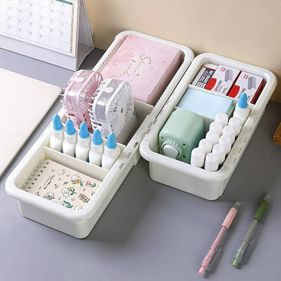 Drawer Organizer, Retractable Storage Box with Round Corners, Expandable Bathroom Organizer Adjustable Drawer, Divider Space-saving for Customizable