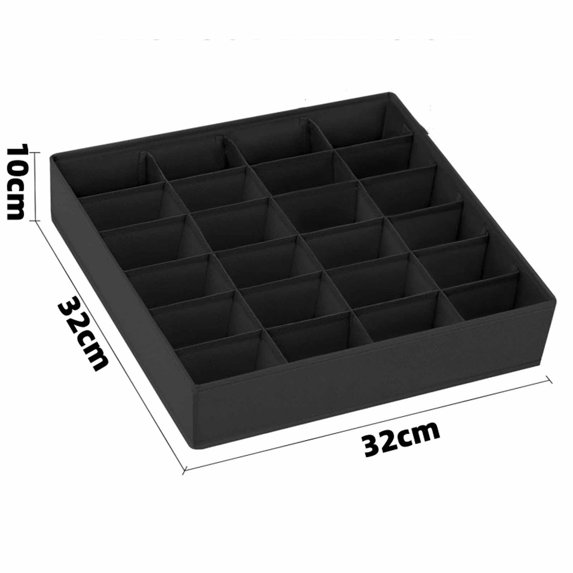 Drawer Organizer Storage Box, Large Capacity Drawer Divider With Multiple Compartments For Home, Office, Bedroom, Closet, Dresser