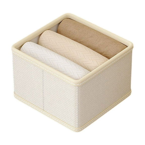 LanSuare Drawer Organizer for Clothing, Foldable Clothes Drawer Organizer for Underwear, Folded Clothes, Baby Clothing, Socks, Bra, Towels, Ties