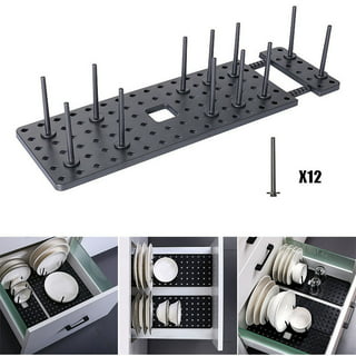 40cmBowl/Dish Drainer Rack Organizer Storage Cabinet Drawer Plate