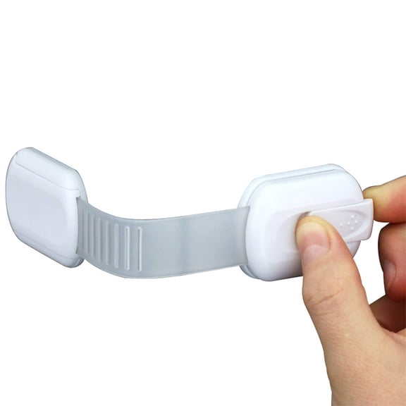 Drawer Safety Latches, Adhesive Tape No-Drill Design, Baby Proof Kitchen Cabinets