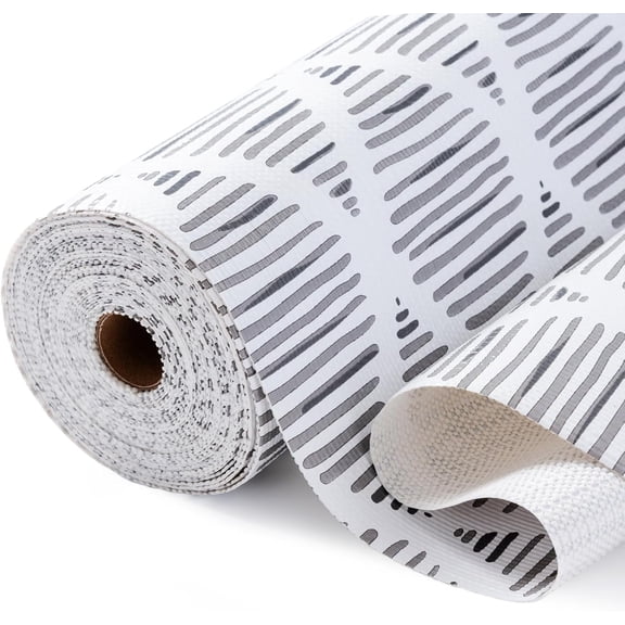 Drawer and Shelf Liner for Kitchen Cabinets, 11.8IN x 30FT Non-Adhesive Strong Grip Thickened Cabinet Liners for Shelves, Non-Slip Mats Shelving Paper Protect Cupboard, Dresser, Pantry | Gray