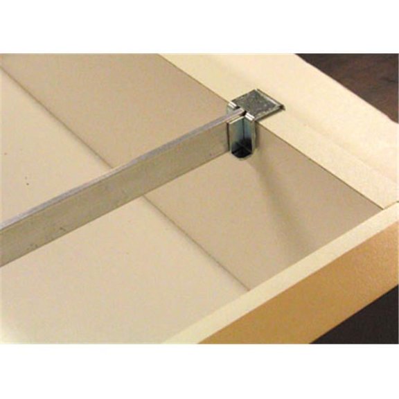 Drawer Side Bracket, Zinc - 0.5 in.