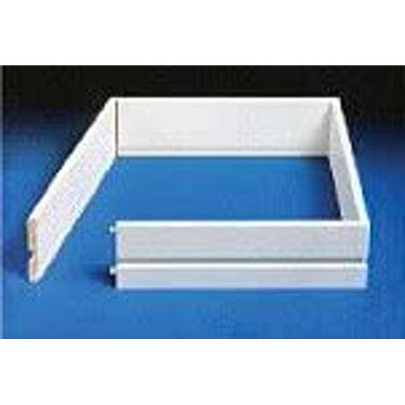 Drawer Sides for Closets 1/2 Thick Miterfold White Vinyl Wrapped Blanks for 24