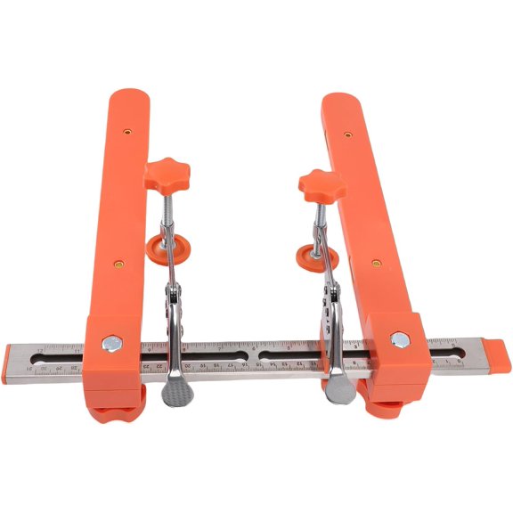 Drawer Slide Jig, Precision Cabinet Drawer Installation Tool, Cabinet Jig, Slide Mounting Brackets with Engraved Double Scale Markings and Reversible Tracks