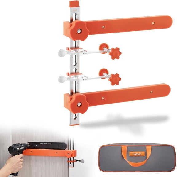 Drawer Slide Jig Precision Cabinet Drawer jig Tool with Laser-Engraved Double Scale Markings for securing Cabinet Slides, Providing Fast and Accurate Installation for DIY and Professionals.