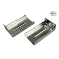thumbnail image 1 of Drawer Slide Mounting Brackets (10 Pcs) - 1.77 Inch 45mm Rear Bracket for Face Frame Cabinets - Cabinet Drawer Hardware - Steel Plated Finish, 1 of 5
