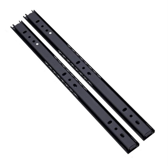 Drawer Slide Rail Black Thicken Slide 8 Guide Drawer Slide Furniture Hardware Fittings