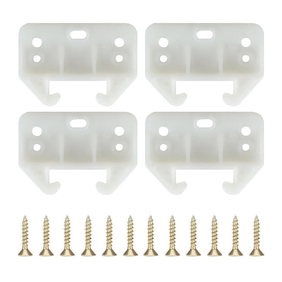 Drawer Slide Rails Replacement Quiet Sliding Track Guides for Cabinet Furniture Hardware Home