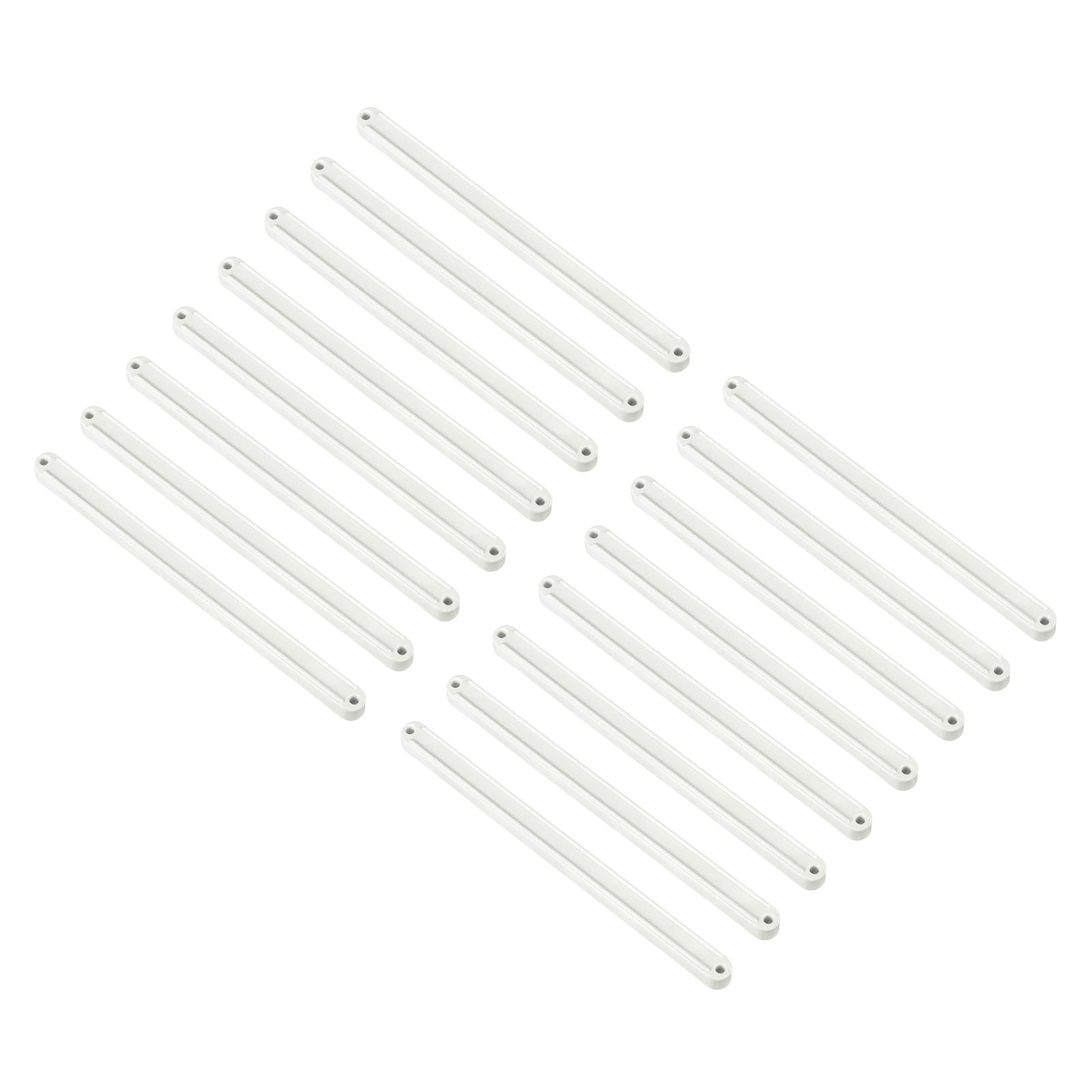 Drawer Slides, 16Pcs 235mm - Plastic Drawer Rails, Side Mounted Grooved ...