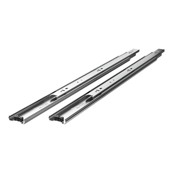 Drawer Slides 22 Inch, 10 Pairs Full Extension Heavy Duty Rails - 100lb Capacity, Ball Bearing Side Mount Track for Kitchen Cabinet, Dresser, DIY Replacement