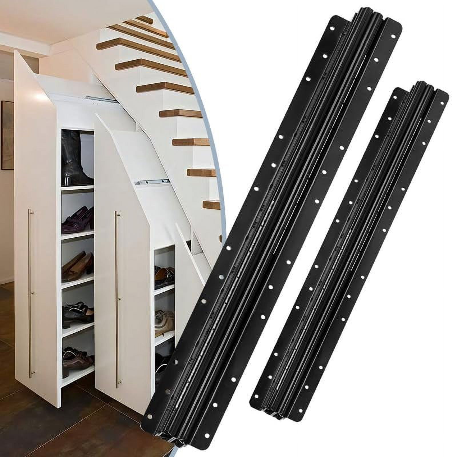 Drawer Slides 24 inch Undermount Heavy Duty Drawer Slides 1 Pair Full