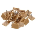 thumbnail image 1 of Uxcell Glides with Nails 30 Pack 0.67'' x 0.47'' Plastic Glides with Nails and Stoppers Rectangular Glides, 1 of 6