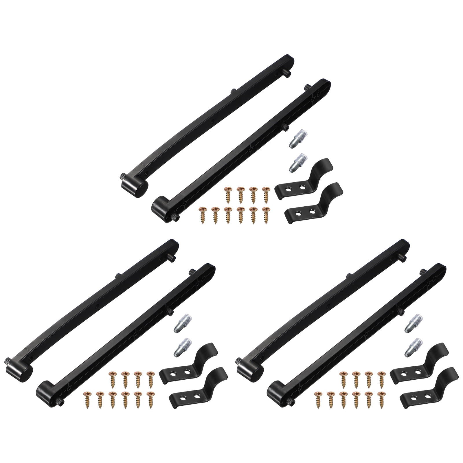 Drawer Slides, 3Set 250mm Hidden Flip-Up Plastic Drawer Rails with ...