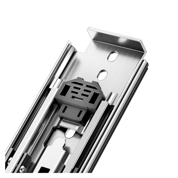 Drawer Slides 48 Inch Full Extension - 500lbs Locking Slides, Heavy Duty Ball Bearing Rails for Cabinets, Shelves, RV, Industrial Use - 1 Pair