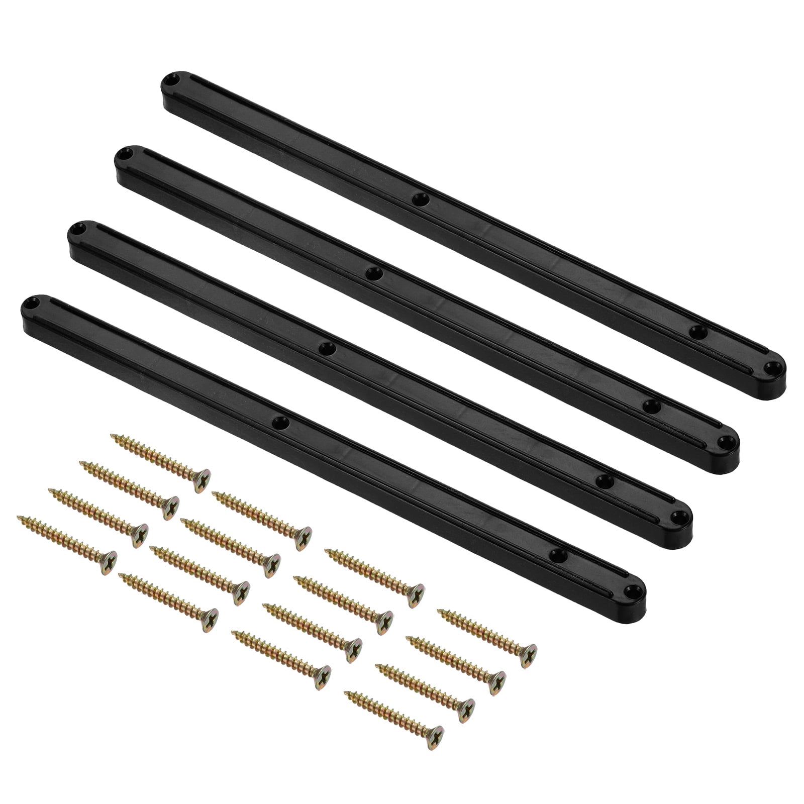 Drawer Slides, 8Set 298mm - Plastic Drawer Rails with Screw, Side ...