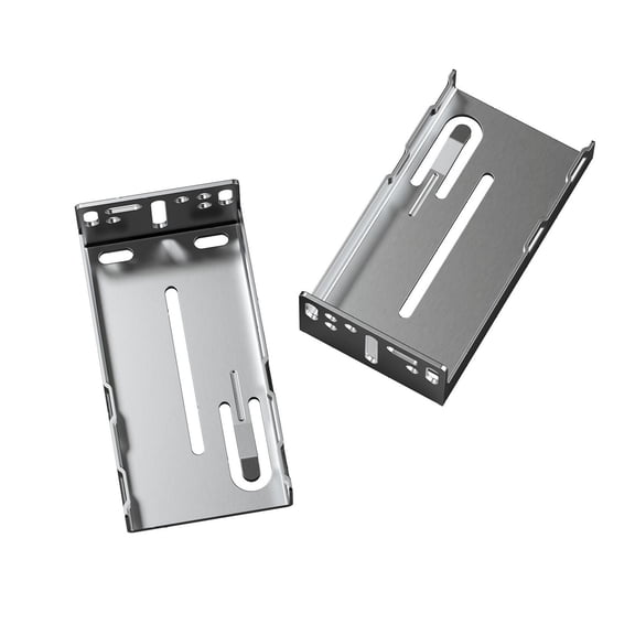 Drawer Slides Brackets 10 Pairs - 100 LBS Side Mount Rail - Heavy Duty Cabinet Track Runners for Dresser, Kitchen, DIY Replacement - 1.81 Inch Width