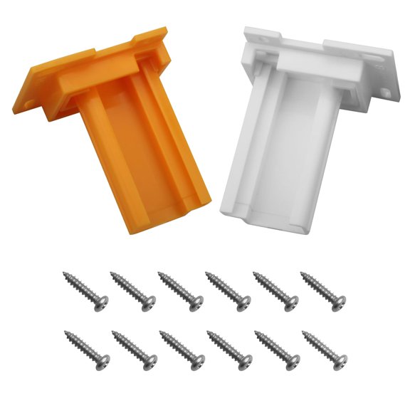 Drawer Slides Brackets Replace for RV Designer H307, 3/4” Drawer Slide Socket, RV Drawer Hardware Including Left and Right (1-1/8” Total), Fits in Most RV Drawers