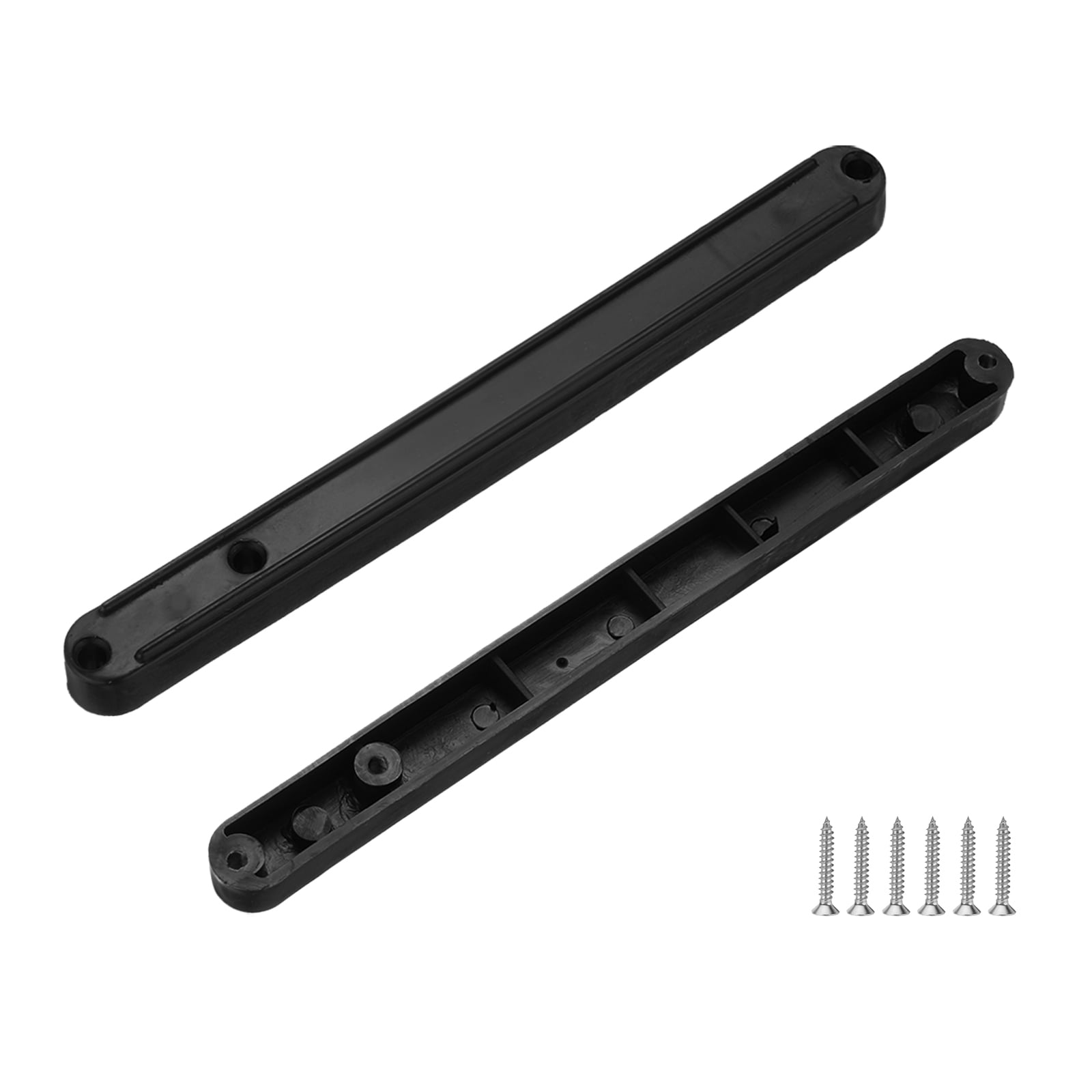 Drawer Slides, Plastic Guide Rails Side Mounted Rails with Mounting ...