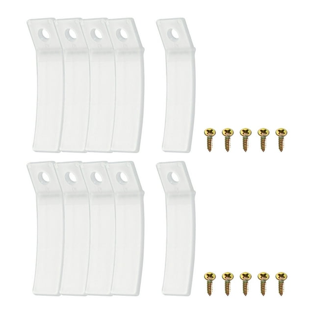 Drawer Stops, 10 Pack 2.36'' - Plastic Drawer Stopper, Dresser Drawer ...