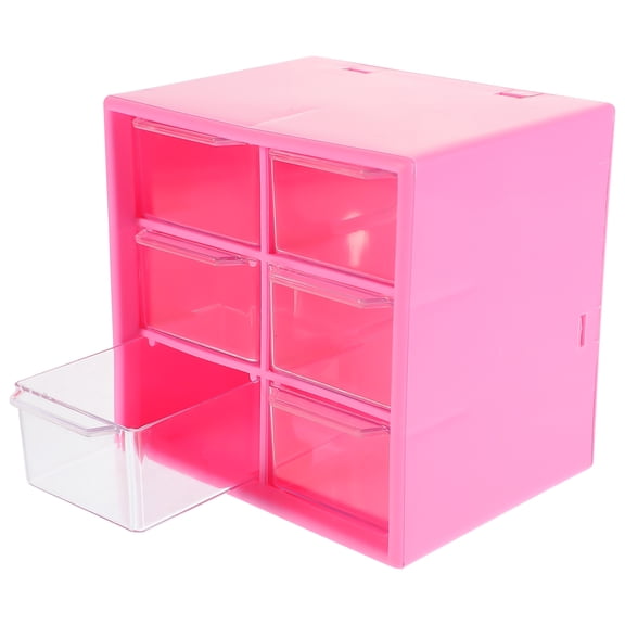 Drawer Storage Box Mini Unit Desk Drawers Organizer Tabletop Makeup Dust-proof Office