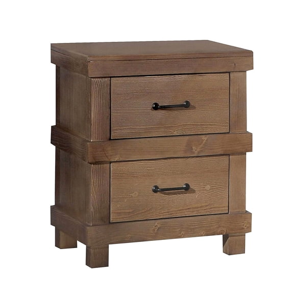 Drawer Storage Nightstand in Ancient Oak / Bedroom Functionality