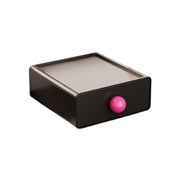 Drawer Style Desktop Organizer Box, Cute Storage for Underwear, Socks, and Stationery, Multi Compartment Miscellaneous Organizer for Desk and Vanity, Stackable and Modular Decor Solution