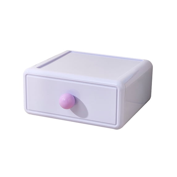 Drawer Style Desktop Organizer - Large Capacity Multi-Color Storage Box ...