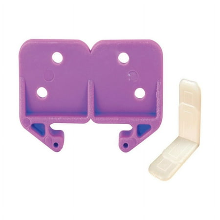 Drawer Track Guide Kit 3/32 in. x 1-3/16 in., Purple Plastic