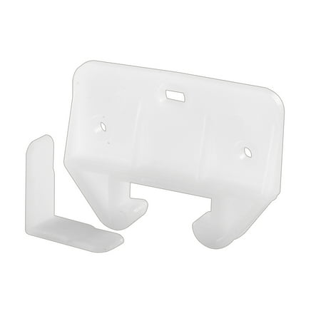 Drawer Track Guide and Glides, White, Polyethylene