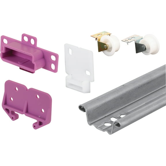 Drawer Track Repair Kit, Metal Track, 22-1/2 in.