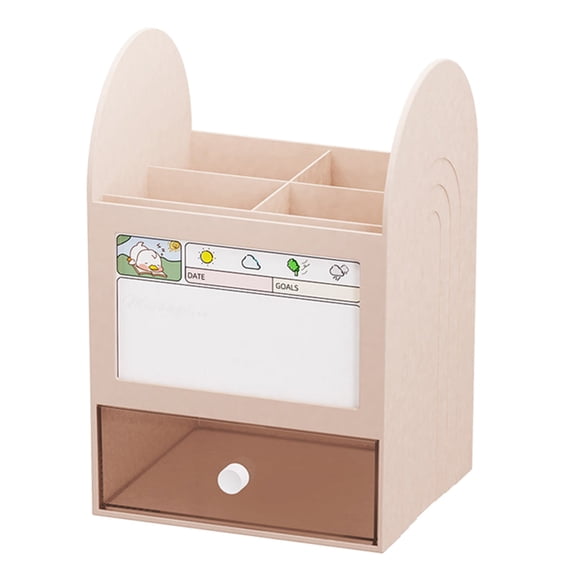 Drawer Type Storage Box Compartment Divide Organizer Desktop Container for Home Office Stationery Pen Holder Insert Card Drawer for Case Multifunctional Bin