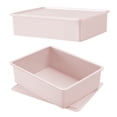 thumbnail image 1 of Drawer Underwear Organizer with Lid - Space Efficient Plastic Storage Box for Socks, Bras and Small Accessories - Versatile Home Closet Organization Solution, 1 of 9