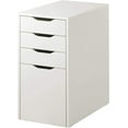 Drawer Unit/Drop File Storage, White