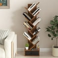 thumbnail image 1 of Drawer and Anti-Tipping Kit-Brown 10-Tier Tree Bookshelf, 1 of 5