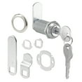 thumbnail image 1 of Drawer and Cabinet Lock, 1-3/8 in., Diecast, Stainless Steel, 1 in. Max. Panel, 1 of 2