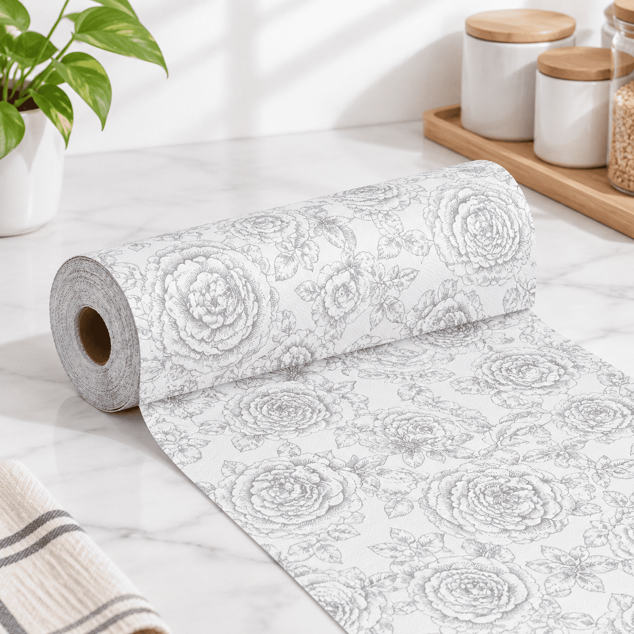 Drawer and Shelf Liner, Peony, 12
