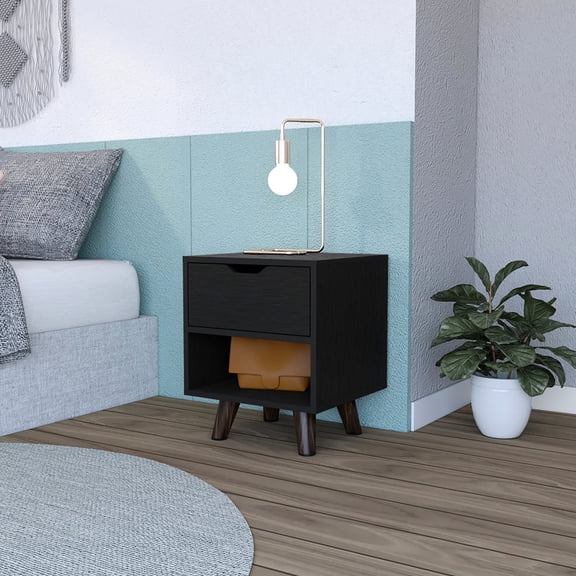 Drawer with Ample Room / Bedside Table Use / Keep Items Neat