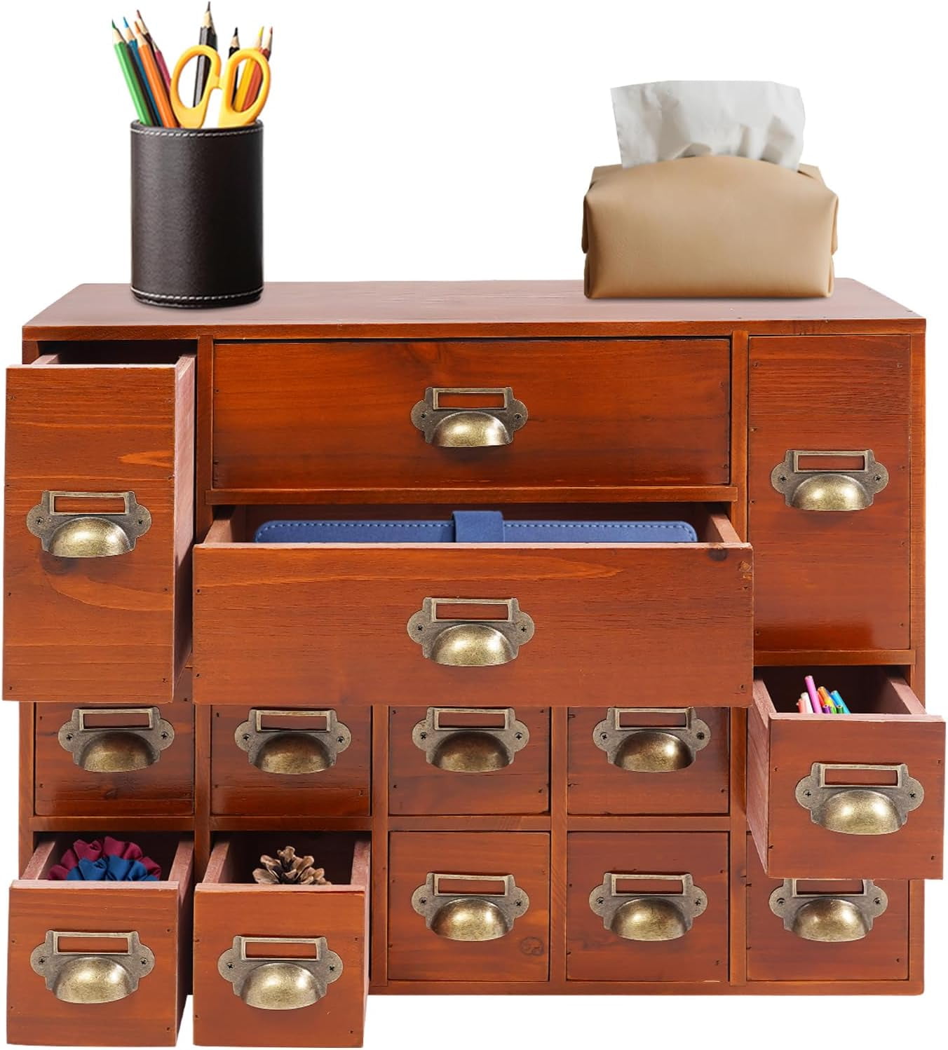 Drawers Storage Apothecary Drawers Card Catalog Desk Drawer