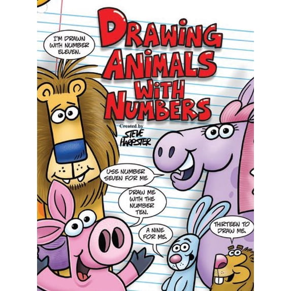 Pre-Owned Drawing Animals With Numbers (Paperback) 0615354696 9780615354699