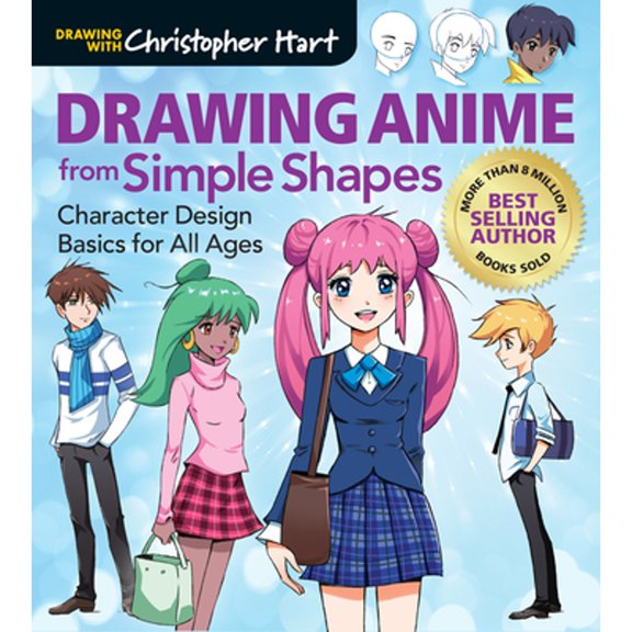 Pre-Owned Drawing Anime from Simple Shapes: Character Design Basics for All Ages (Paperback) 1684620147 9781684620142