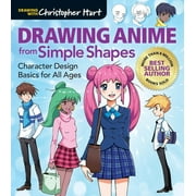 Drawing Anime from Simple Shapes Character Design Basics for All Ages, Paperback