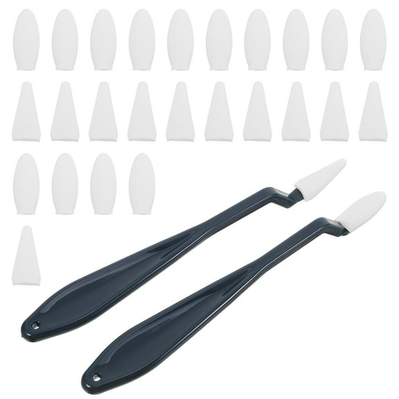 Drawing Art Blenders Blending Sponge Pen Drawing Wiper Knife Cleaning Set Student 17.00X2.00X0.50CM Blue