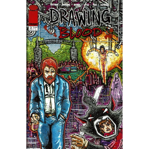 Drawing Blood (2nd Series) #3A VF ; Image Comic Book