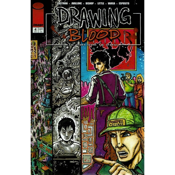 Drawing Blood (2nd Series) #4A VF ; Image Comic Book