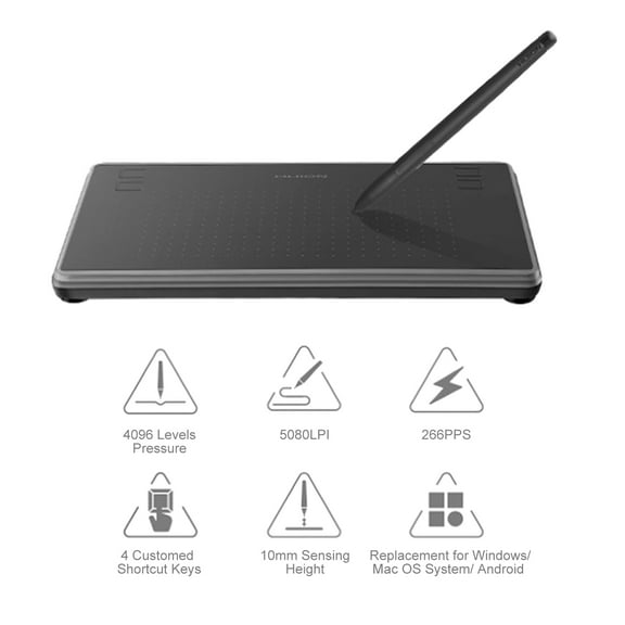 Drawing Board,Definition Rate/ Set Pen - And With Rate/ 4 Pressure 5080 Of Pressure T-ablet Kit - Kit Set - Tablet - Inches T-ablet H430p 4.83 4096 Pressure 4.8*3 Inches Pen 4096 Kit Set